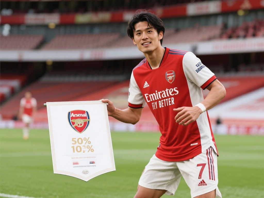 富安健洋与阿森纳达成续约协议，周薪激增至10万英镑